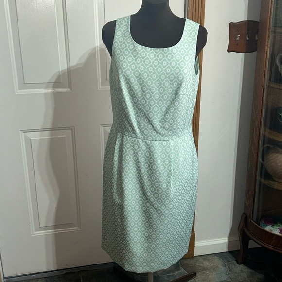 John Meyer Collection Sleeveless Mint Green Dress w/ Pockets Size 8 - Picture 1 of 4